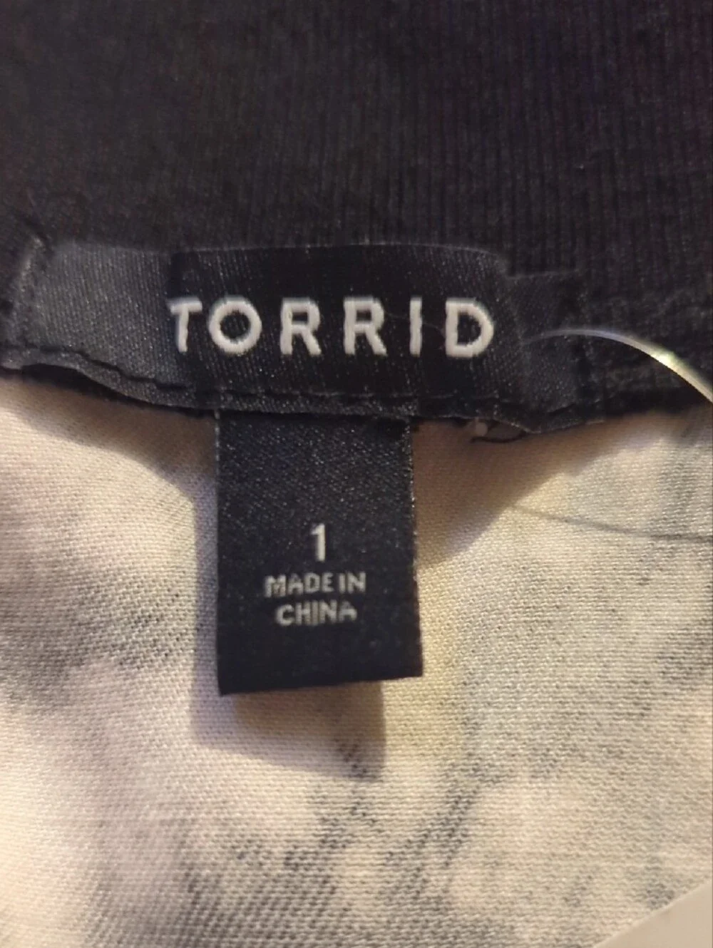 TORRID Pink & Black Tie-Dye Bomber Jacket with Stripe Trim 1X (14-16) NWT